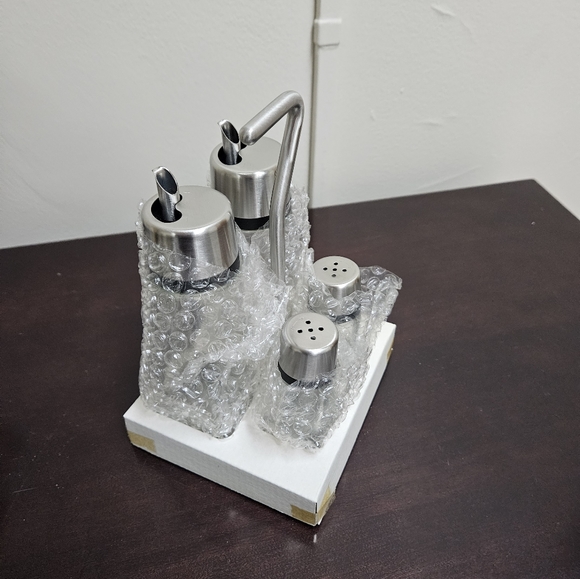 4 piece salad and spice set salt, pepper, oil and vinegar - Lacor - Hyperluxe - Picture 3 of 5